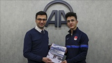 AA Genel Müdür Yardımcısı Peru, olimpiyat 6'ncısı Furkan Akar'ı kabul etti