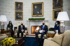 ABD Başkanı Biden, Almanya Başbakanı Scholz ile Beyaz Saray’da bir araya geldi