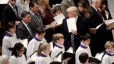ABD Başkanı Trump, Ulusal Katedral'deki dini törene katıldı