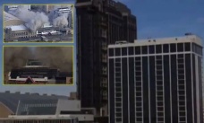 ABD eski Başkanı Trump'ın oteli saniyeler içinde yıkıldı