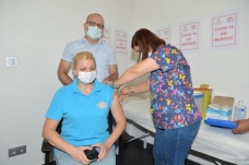 Antalya'da toplam aşı sayısı 1 milyon 400 bin 526'ya ulaştı