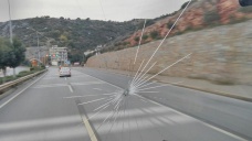 Atiker Konyaspor otobüsüne taşlı saldırı