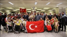Avrupa Şampiyonu tekerlekli sandalye basketbol takımı yurda döndü