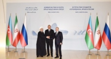 Azerbaycan-Rusya-İran Üçlü Zirve’de buluştu