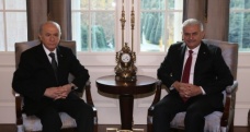 Başbakan Yıldırım ile Devlet Bahçeli görüşmesi sona erdi