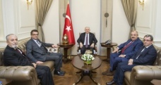 Başbakan Yıldırım, KKTC Ana Muhalefet Partisi Genel Başkanı Erhüman’ı kabul etti