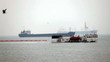 Batan geminin neden olduğu çevre kirliliğine müdahale ediliyor