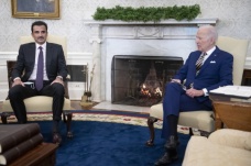 Biden, Beyaz Saray’da Katar Emiri Al Sani ile bir araya geldi