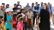 BM İyi Niyet Elçisi Angelina Jolie Ürdün'de