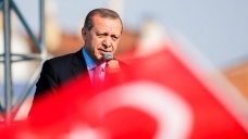 Cumhurbaşkanı Erdoğan gemi uğurlama töreninde konuşuyor