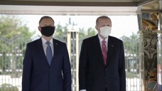 Cumhurbaşkanı Erdoğan, Polonya Cumhurbaşkanı Duda'yı resmi törenle karşıladı
