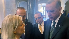Cumhurbaşkanı Erdoğan, Prag'da İsveç Başbakanı Andersson ile görüştü