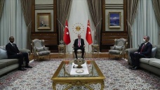 Cumhurbaşkanı Erdoğan Somali Adalet Bakanı Nur'u kabul etti