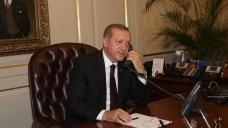 Cumhurbaşkanı Erdoğan'dan tebrik telefonları