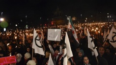 Danimarka'da 7 bin kişi Halep'teki saldırıları protesto etti