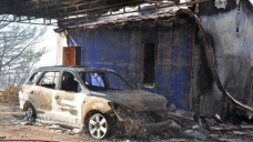 Datça'daki yangında evinden tedbiren tahliye edilen vatandaş yaşadıklarını anlattı