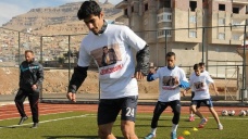 Deriksporlu futbolcuların şehit Safitürk sevgisi