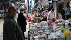 Edirne'deki uluslararası halk pazarı 6 ay sonra kapılarını açtı