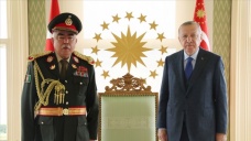 Erdoğan, Afganistan'ın eski Cumhurbaşkanı Yardımcısı Mareşal Raşid Dostum'u kabul etti