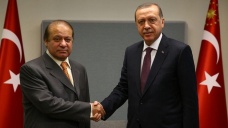 Erdoğan, Pakistan Başbakanı Şerif'i kabul etti