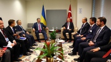 Erdoğan Ukrayna Cumhurbaşkanı Poroşenko ile görüştü