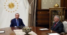 Erdoğan-Yıldırım görüşmesi sona erdi