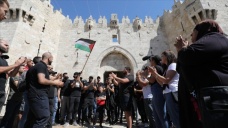 Filistinli gruplar, İsrail'i Şam Kapısı'ndan geçerek 'bayrak yürüyüşü' düzenleme