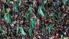 Gazze'de Filistin seçimlerinin ertelenmesi kararı protesto edildi