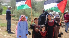 Gazze'nin doğu sınırı yakınında 'Filistin mirası yürüyüşü' düzenlendi