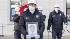 Göreve giderken geçirdiği kalp krizi sonucu vefat eden polis memuru için tören düzenlendi