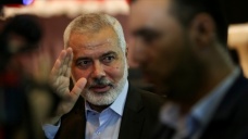 Hamas lideri Heniyye, Parlamentolar Arası Kudüs Platformu Başkanı ile Kudüs'ü ve seçimleri görü