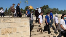İsrail polisi korumasındaki 762 fanatik Yahudi Mescid-i Aksa'ya baskın düzenledi