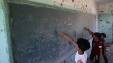 İsrail'in Gazze'ye yönelik saldırılarında 55'i anaokulu 187 okul zarar gördü