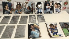 İstanbul Havalimanı'nda Maradona'nın tablolarının arkasına gizlenmiş kokain ele geçirildi