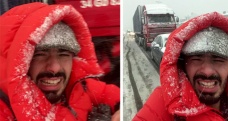 İstanbul’a yağan kar habercileri de zor durumda bıraktı