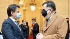İtalya Başbakanı Conte, Libya Başbakanı Serrac ile bir araya geldi