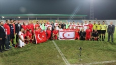 KKTC Cumhuriyet Meclisi ve TBMM futbol takımları dostluk maçı yaptı