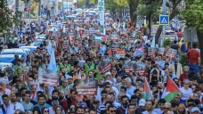 Mavi Marmara saldırısının 12'inci yılı nedeniyle Fatih'te yürüyüş yapıldı