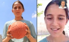 Milli futbolcu Mert Çetin'den Merve Akpınar'a destek 