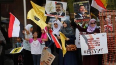 New York'ta 'Mursi hakkında idam kararı' protesto edildi