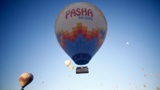 Tarım ve Orman Bakanı Vahit Kirişci Kapadokya'da yerli balon ile uçtu