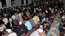 TİKA Kırgızistan'da bin kişilik iftar sofrası kurdu