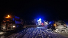 Trafik kazası nedeniyle Edirne - İstanbul yönü kapandı