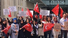 Türk Öğrenci Birliği BBC'yi protesto etti
