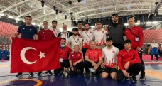 U23 Avrupa Güreş Şampiyonası'nda Grekoromen Milli Takımı 3. oldu