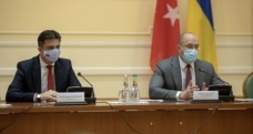 Ukrayna Başbakanı Şmihal, Türk işadamlarıyla bir araya geldi