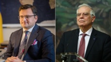 Ukrayna Dışişleri Bakanı Kuleba, AB Yüksek Temsilcisi Borrell'le Rus askeri hareketliliğini gör