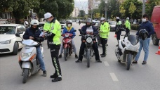 Yurt genelindeki motosiklet ve motorlu bisiklet denetimlerinde 2 bin 449 cezai işlem uygulandı